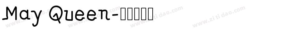 May Queen字体转换